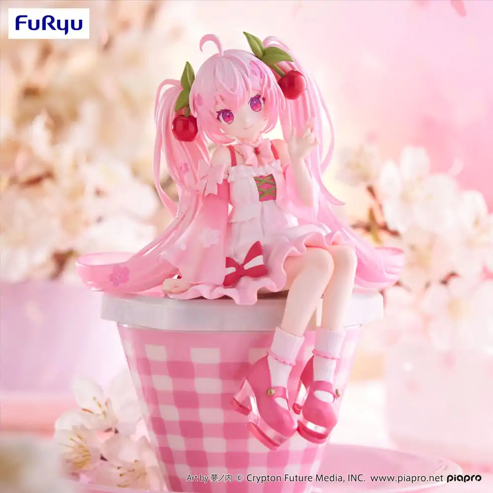 Hatsune Miku Noodle Stopper Sakura Miku 2025 PVC szobor figura 14 cm termékfotó