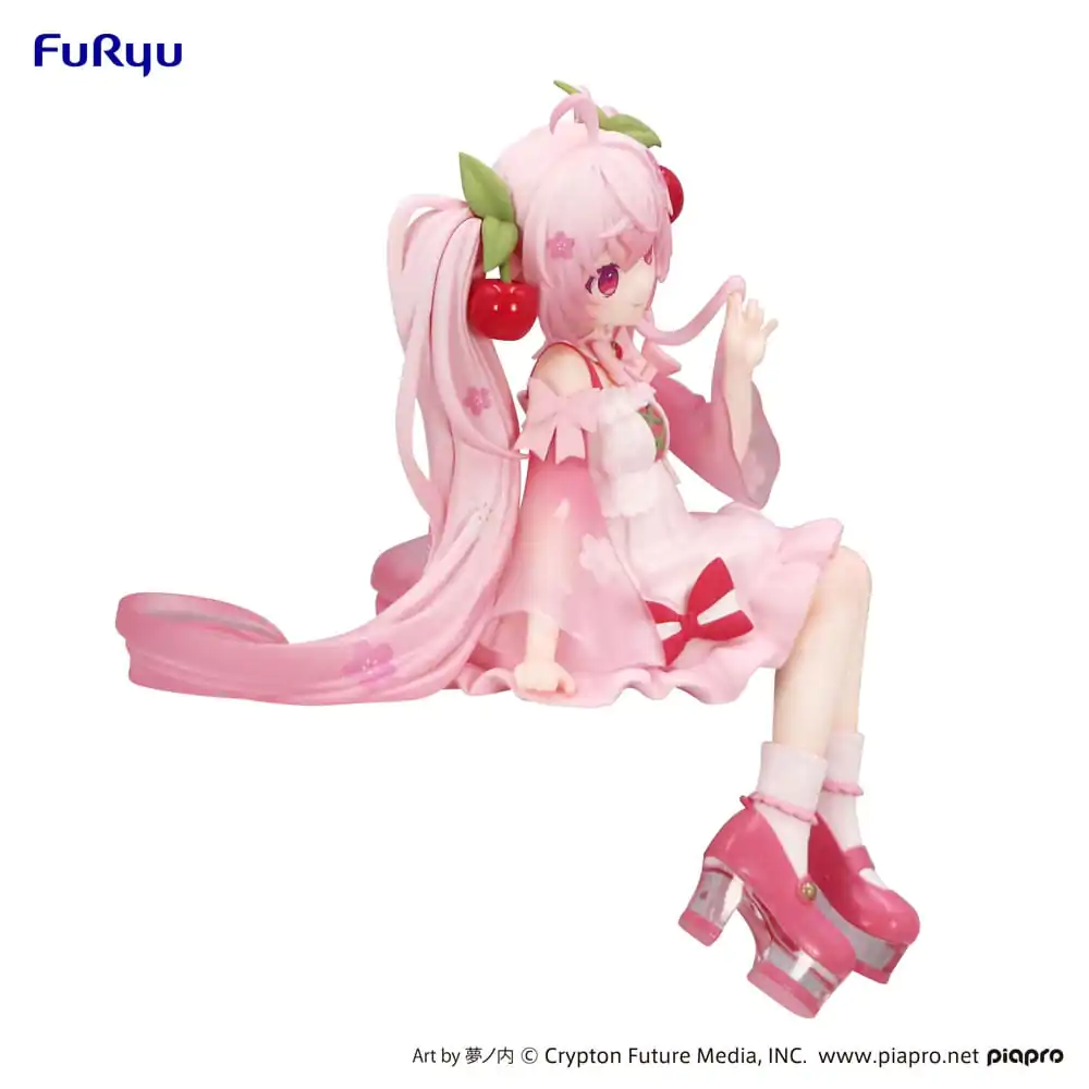 Hatsune Miku Noodle Stopper Sakura Miku 2025 PVC szobor figura 14 cm termékfotó