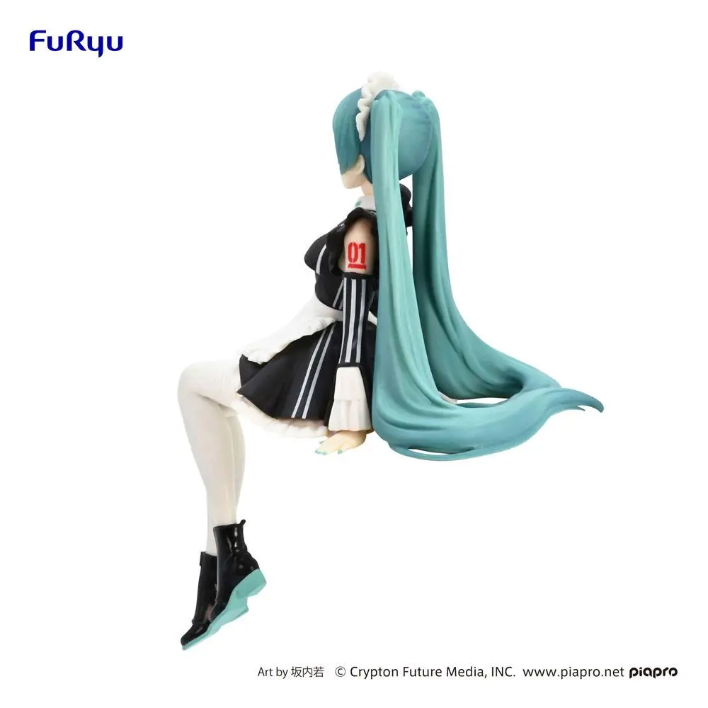 Hatsune Miku Noodle Stopper Hatsune Miku Sporty Maid Ver. PVC szobor figura 17 cm termékfotó
