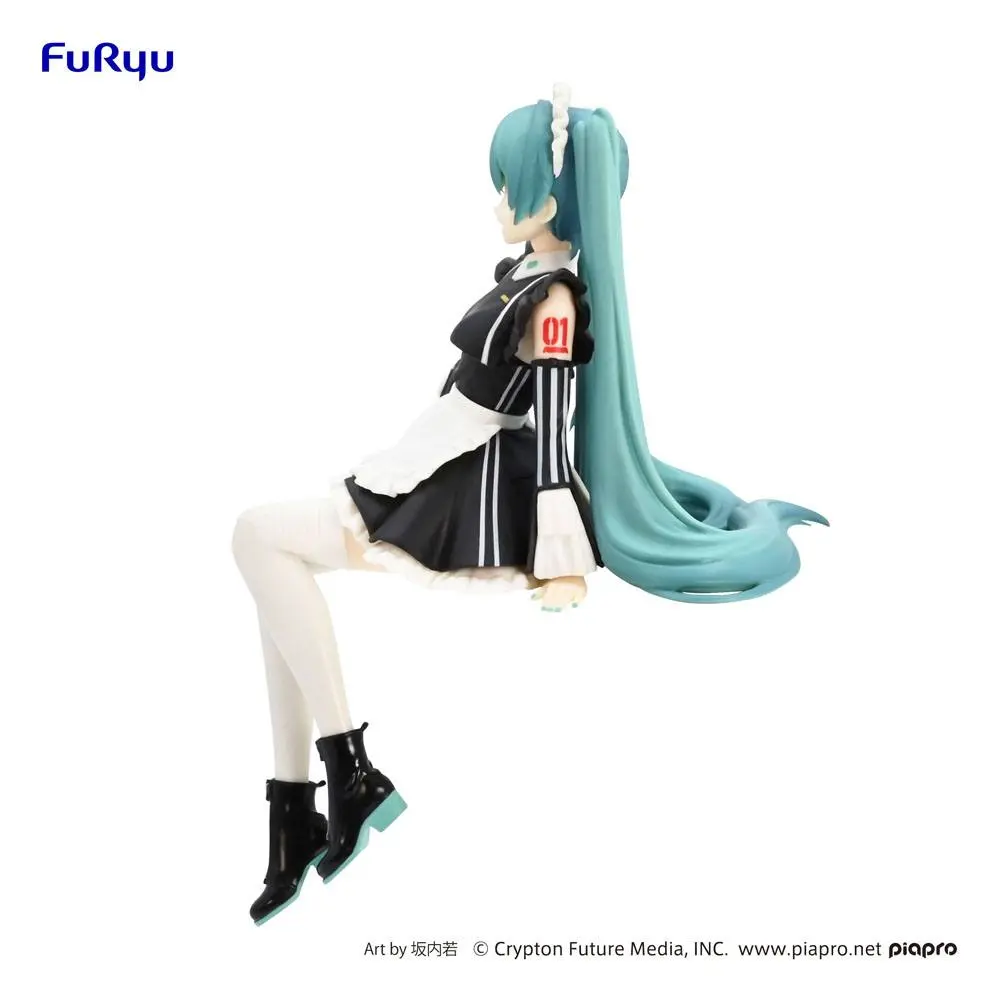 Hatsune Miku Noodle Stopper Hatsune Miku Sporty Maid Ver. PVC szobor figura 17 cm termékfotó