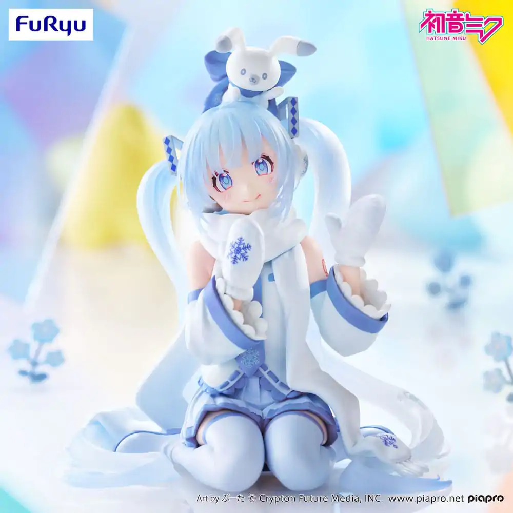 Hatsune Miku Noodle Stopper Snow Miku Sky Town 10th Ver. PVC szobor figura 15 cm termékfotó