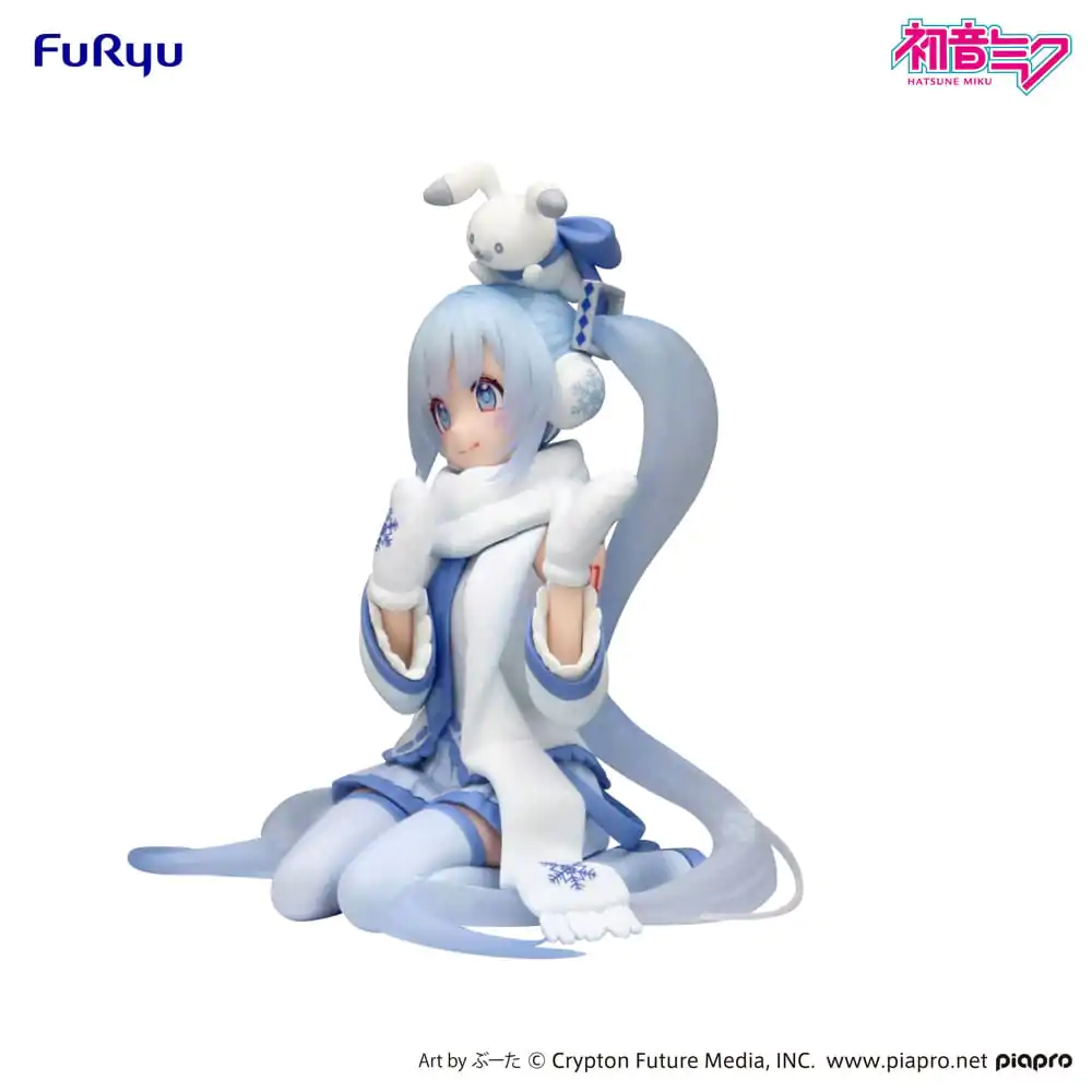 Hatsune Miku Noodle Stopper Snow Miku Sky Town 10th Ver. PVC szobor figura 15 cm termékfotó