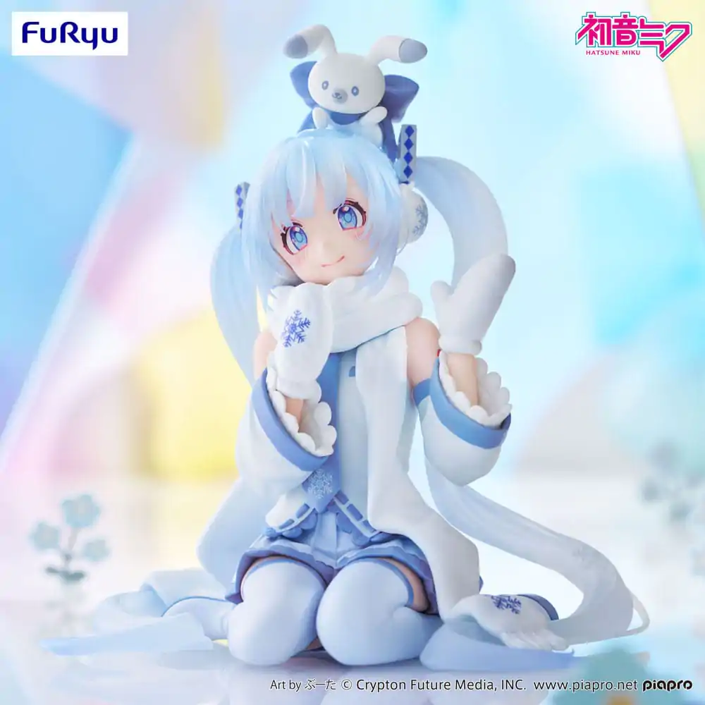 Hatsune Miku Noodle Stopper Snow Miku Sky Town 10th Ver. PVC szobor figura 15 cm termékfotó