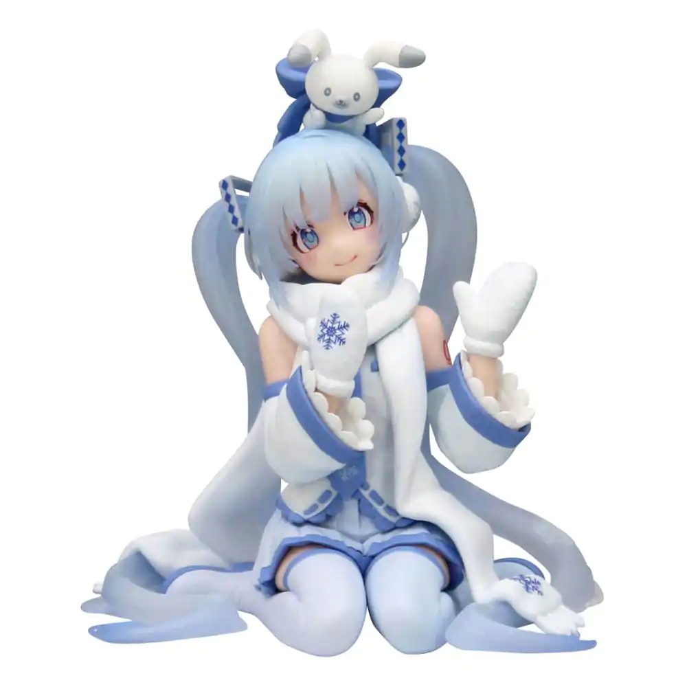 Hatsune Miku Noodle Stopper Snow Miku Sky Town 10th Ver. PVC szobor figura 15 cm termékfotó
