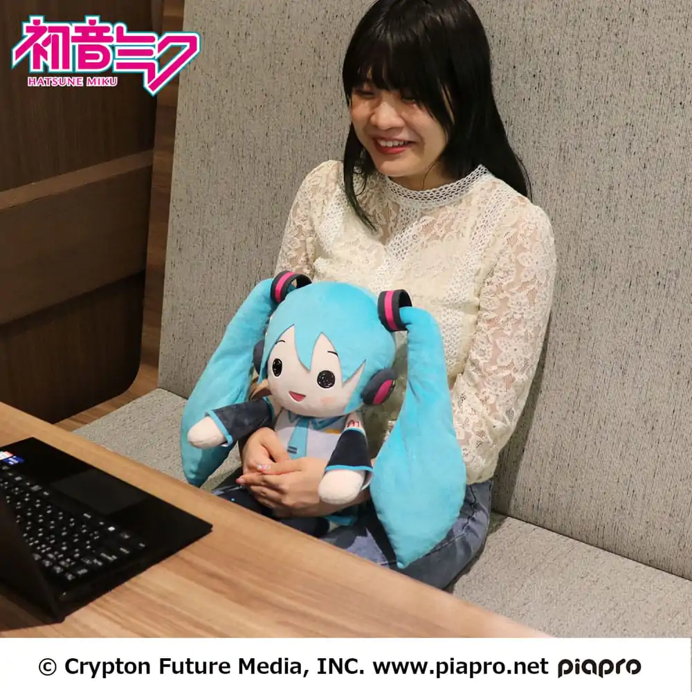 Hatsune Miku Pillowgurumi Miku plüss figura 44 cm termékfotó