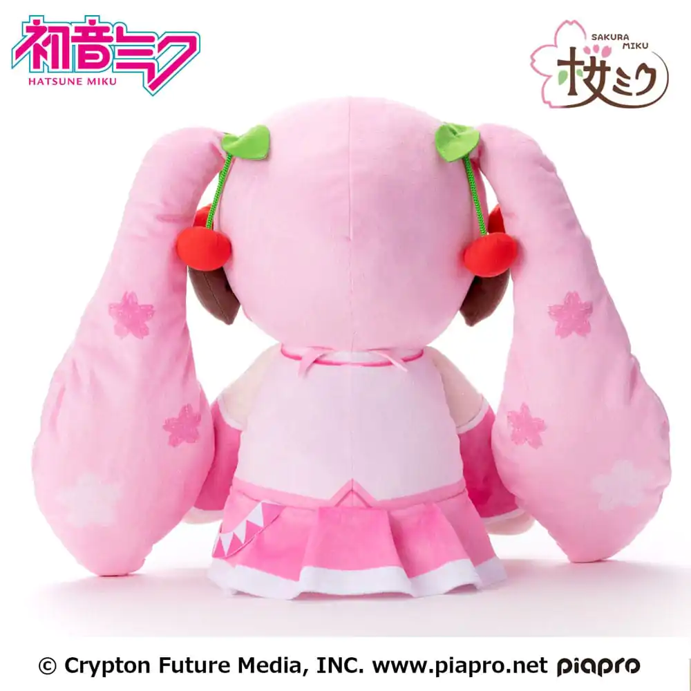 Hatsune Miku Pillowgurumi Sakura Miku plüss figura 44 cm termékfotó