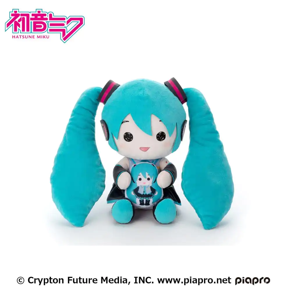 Hatsune Miku plüss figura 22 cm termékfotó