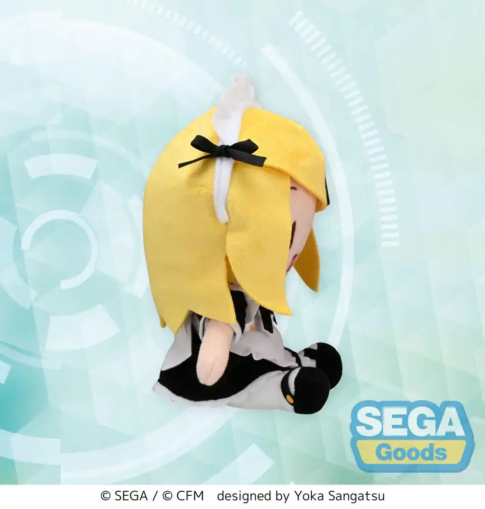 Hatsune Miku: Project DIVA Arcade Future Tone Fuwa Petit plüss figura Kagamine Rin Maid Ver. (EX) 16 cm termékfotó