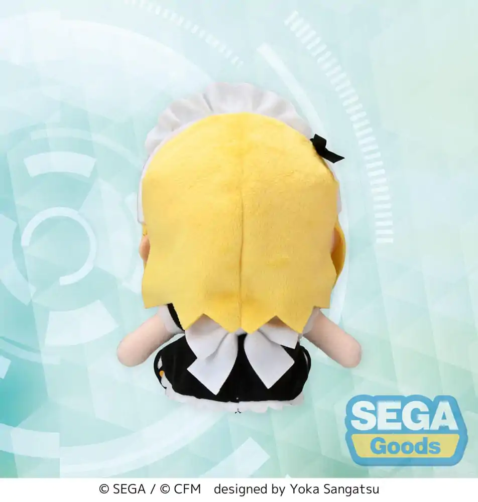 Hatsune Miku: Project DIVA Arcade Future Tone Fuwa Petit plüss figura Kagamine Rin Maid Ver. (EX) 16 cm termékfotó