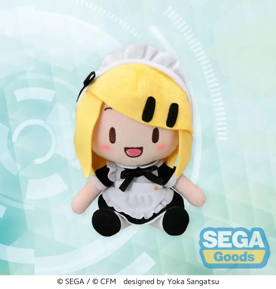 Hatsune Miku: Project DIVA Arcade Future Tone Fuwa Petit plüss figura Kagamine Rin Maid Ver. (EX) 16 cm termékfotó