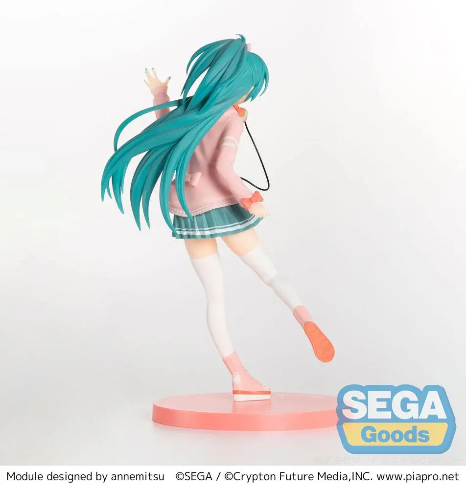Hatsune Miku Project DIVA Arcade Future Tone SPM Hatsune Miku - Ribbon Girl szobor figura 24 cm termékfotó