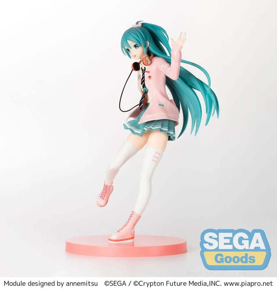 Hatsune Miku Project DIVA Arcade Future Tone SPM Hatsune Miku - Ribbon Girl szobor figura 24 cm termékfotó