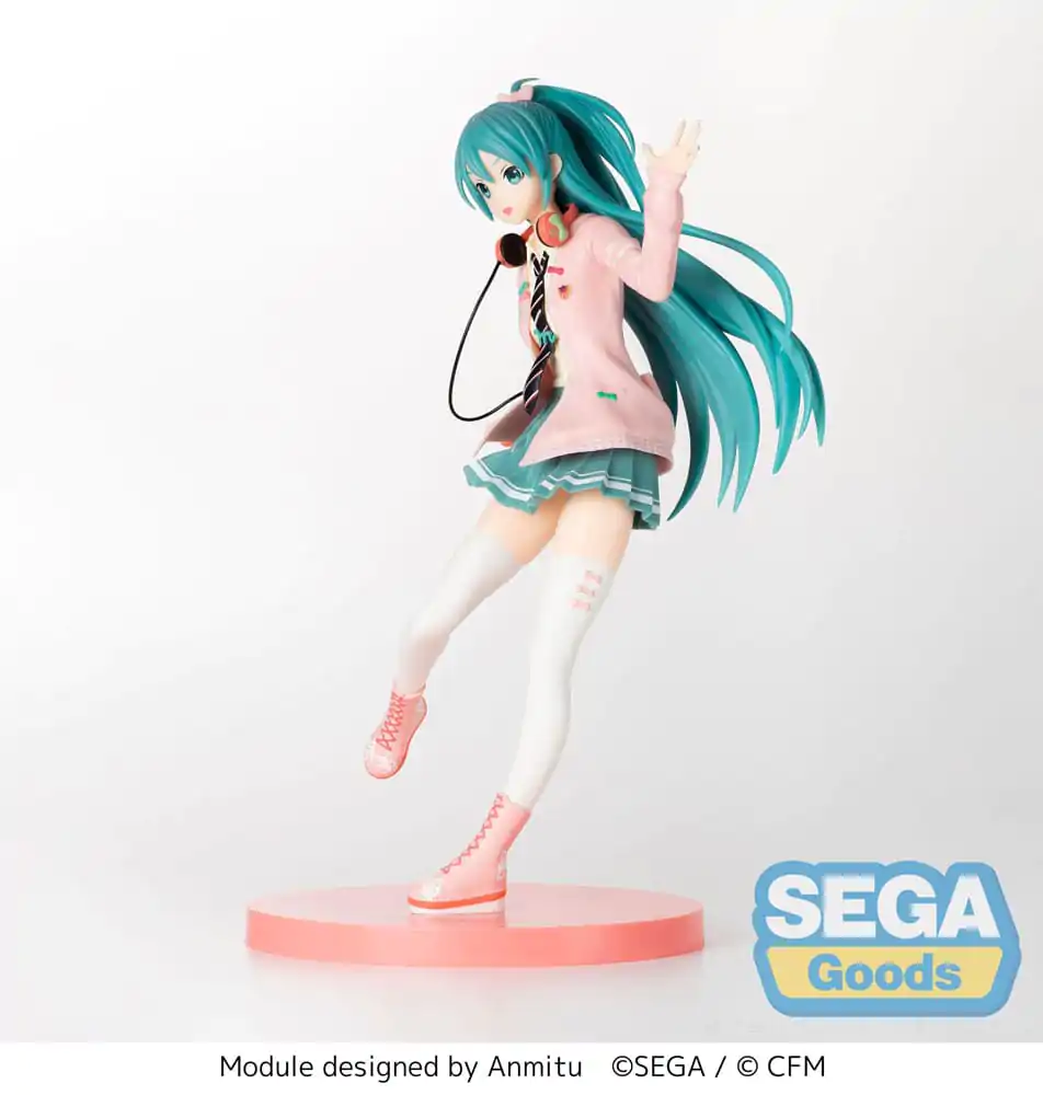 Hatsune Miku Project DIVA Arcade SPM Hatsune Miku Ribbon Girl PVC szobor figura 24 cm termékfotó