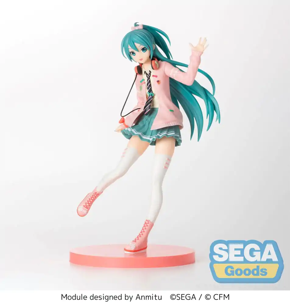 Hatsune Miku Project DIVA Arcade SPM Hatsune Miku Ribbon Girl PVC szobor figura 24 cm termékfotó