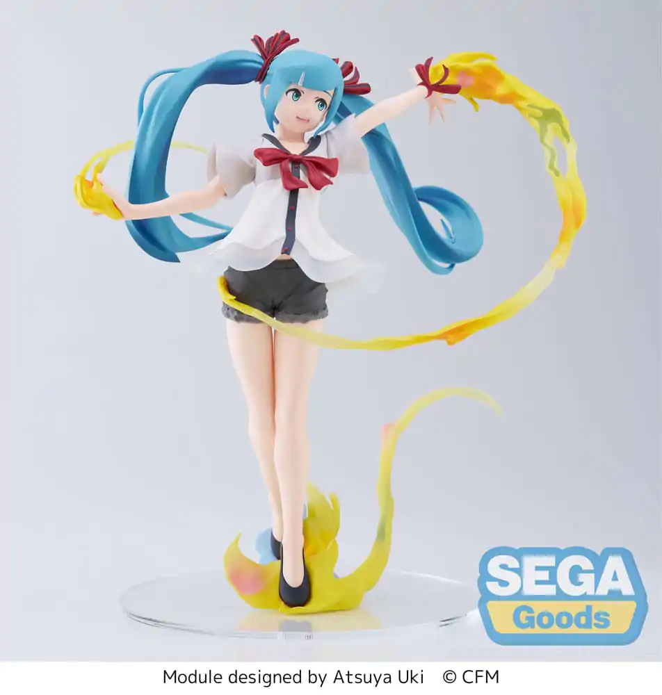 Hatsune Miku: Project DIVA MEGA 39's Figurizm Luminasta Hatsune Miku Shiny T.R. PVC szobor figura 22 cm termékfotó