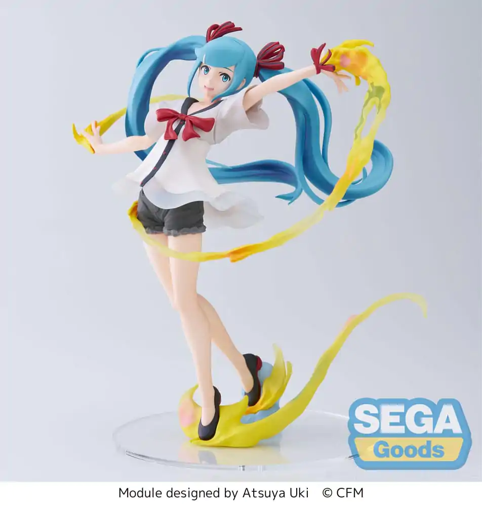 Hatsune Miku: Project DIVA MEGA 39's Figurizm Luminasta Hatsune Miku Shiny T.R. PVC szobor figura 22 cm termékfotó