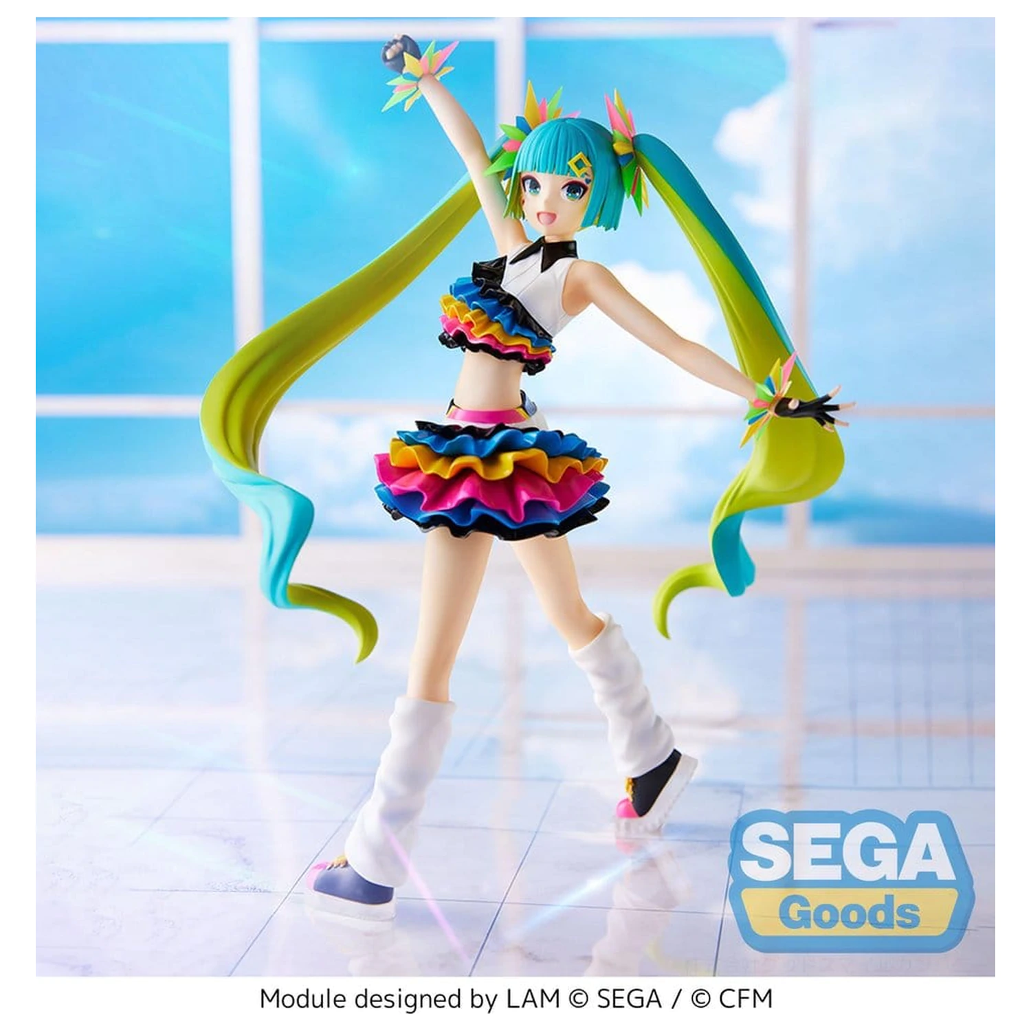 Hatsune Miku Project DIVA MEGA39's FIGURIZM Hatsune Miku - Catch the Wave PVC figura 25 cm termékfotó