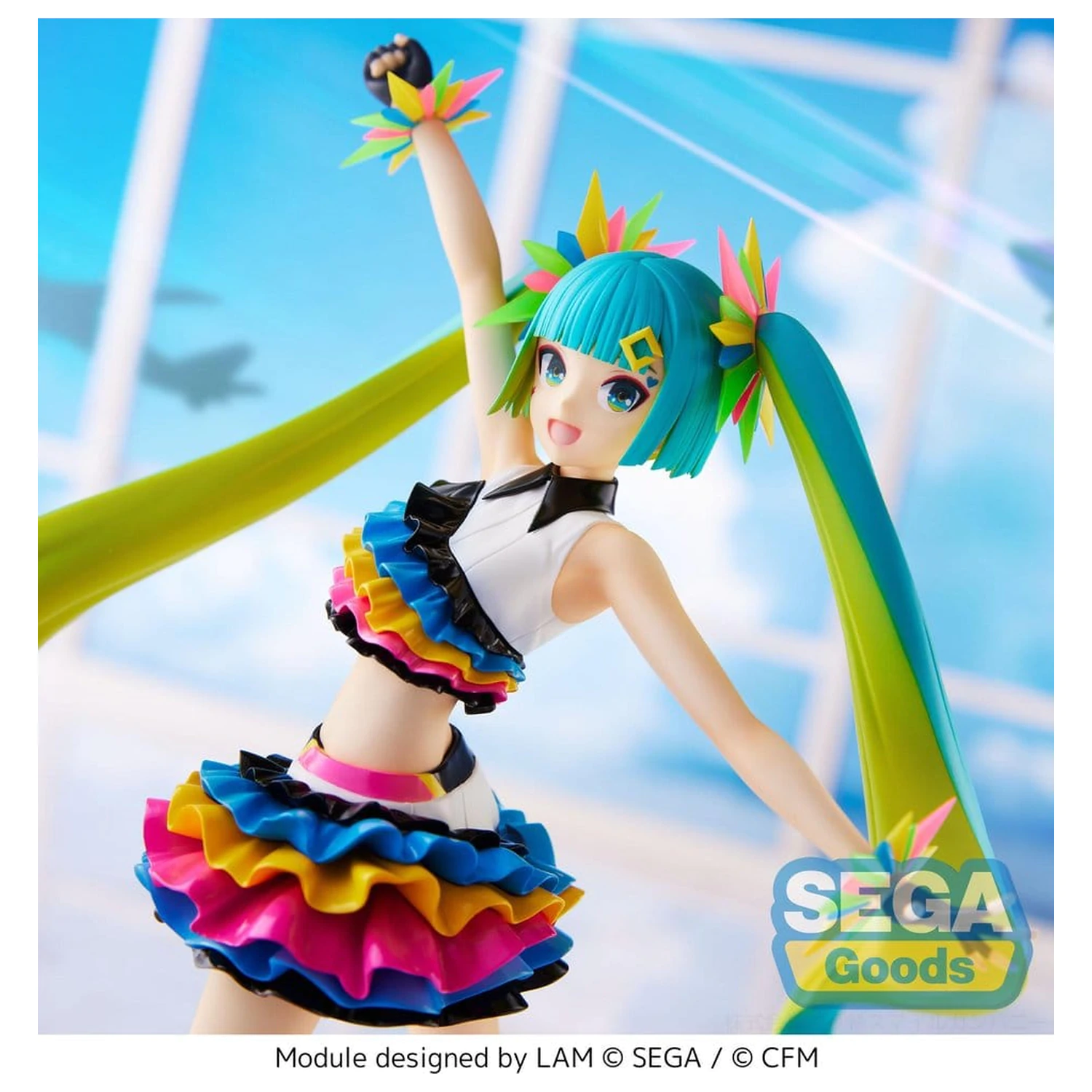 Hatsune Miku Project DIVA MEGA39's FIGURIZM Hatsune Miku - Catch the Wave PVC figura 25 cm termékfotó