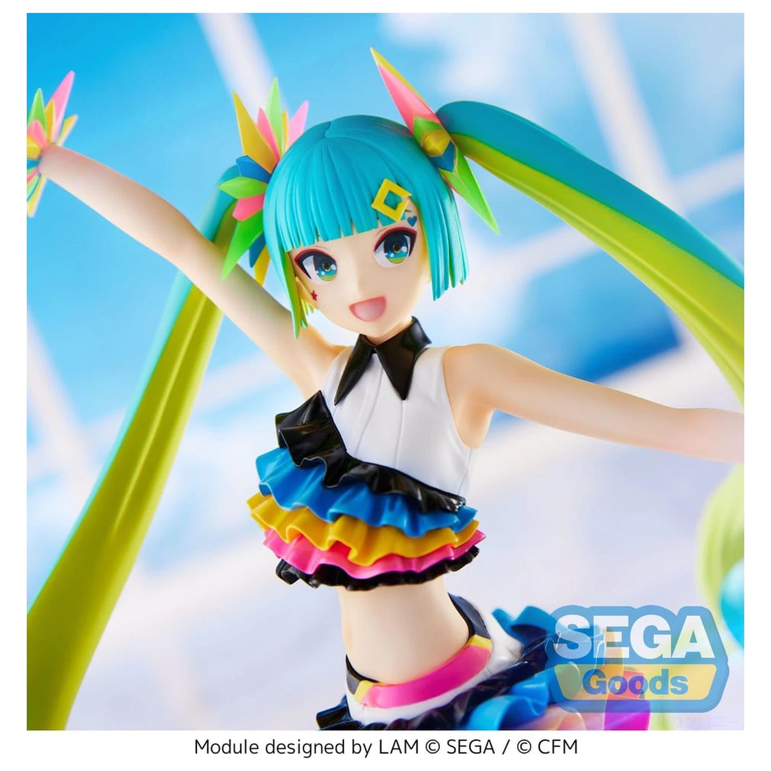 Hatsune Miku Project DIVA MEGA39's FIGURIZM Hatsune Miku - Catch the Wave PVC figura 25 cm termékfotó