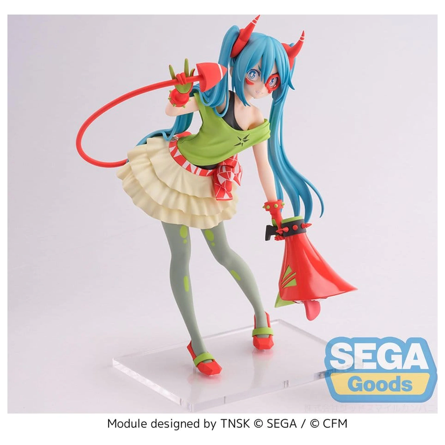 Hatsune Miku Project DIVA X FIGURIZMa PVC figura Hatsune Miku DE:MONSTAR T.R. 22 cm termékfotó