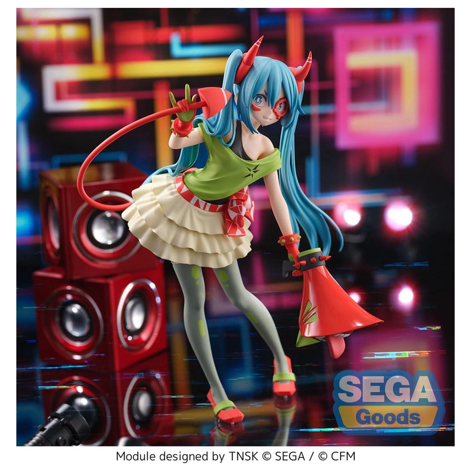 Hatsune Miku Project DIVA X FIGURIZMa PVC figura Hatsune Miku DE:MONSTAR T.R. 22 cm termékfotó