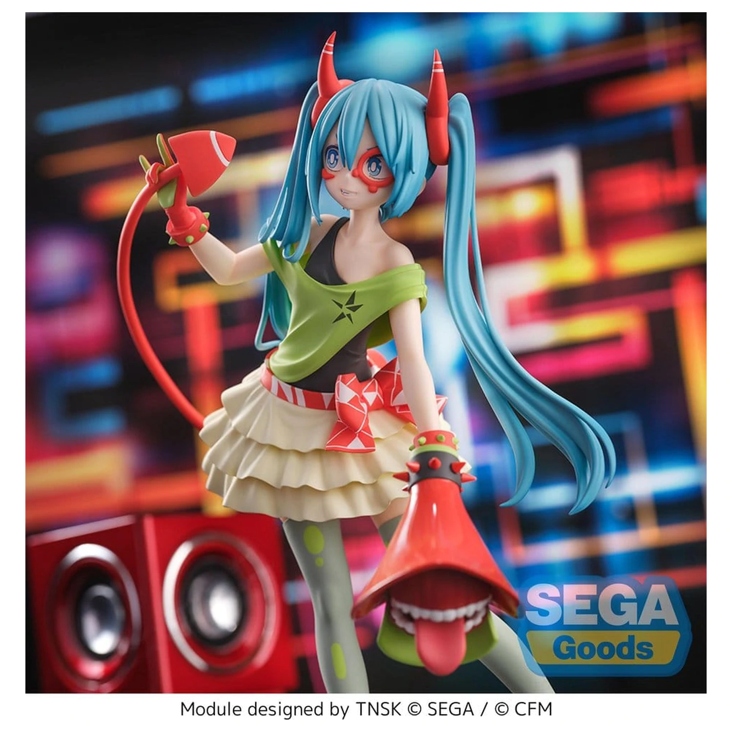 Hatsune Miku Project DIVA X FIGURIZMa PVC figura Hatsune Miku DE:MONSTAR T.R. 22 cm termékfotó