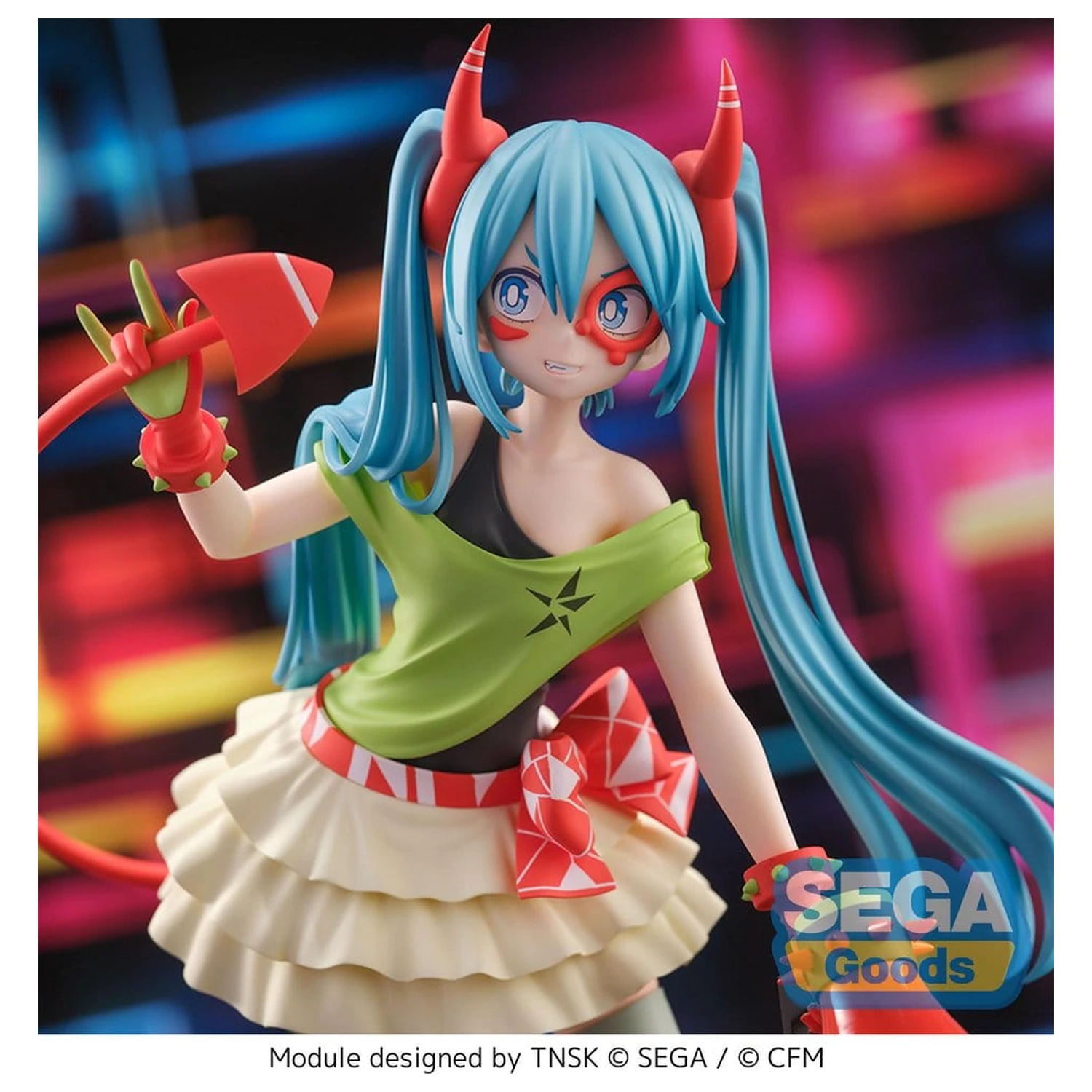 Hatsune Miku Project DIVA X FIGURIZMa PVC figura Hatsune Miku DE:MONSTAR T.R. 22 cm termékfotó