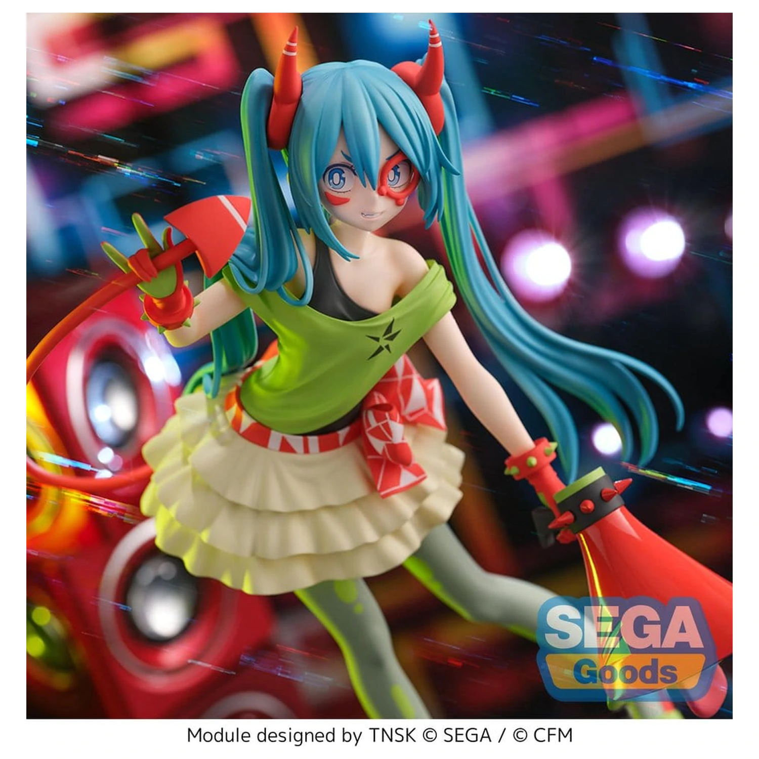 Hatsune Miku Project DIVA X FIGURIZMa PVC figura Hatsune Miku DE:MONSTAR T.R. 22 cm termékfotó