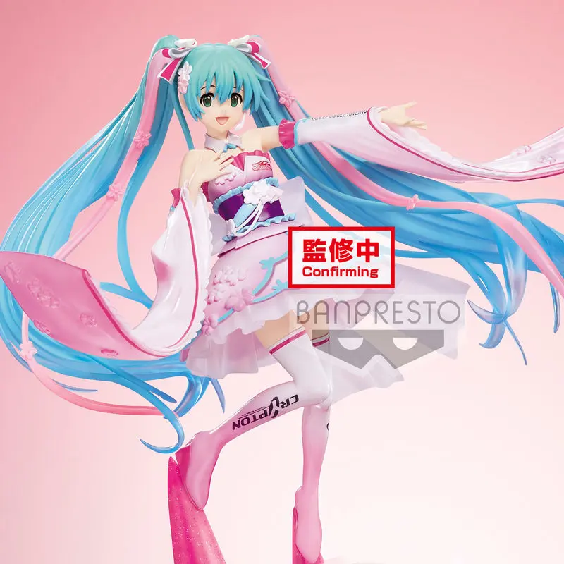 Hatsune Miku Racing Racing Miku 2019 Kimono figura 15cm termékfotó