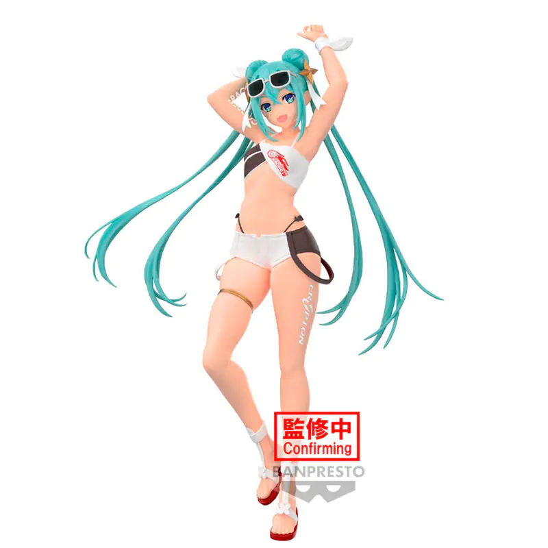 Hatsune Miku Racing Tropical Racing Miku 2023 figura 20cm termékfotó