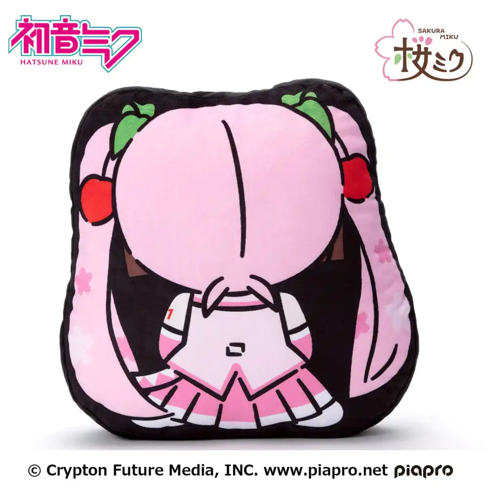 Hatsune Miku Sakura Miku 2D plüss figura 34 cm termékfotó