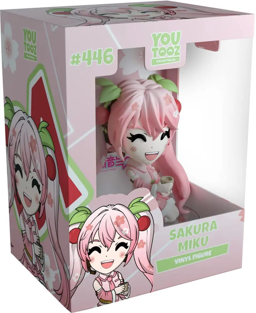 Hatsune Miku Sakura Miku Vinyl figura 9 cm termékfotó