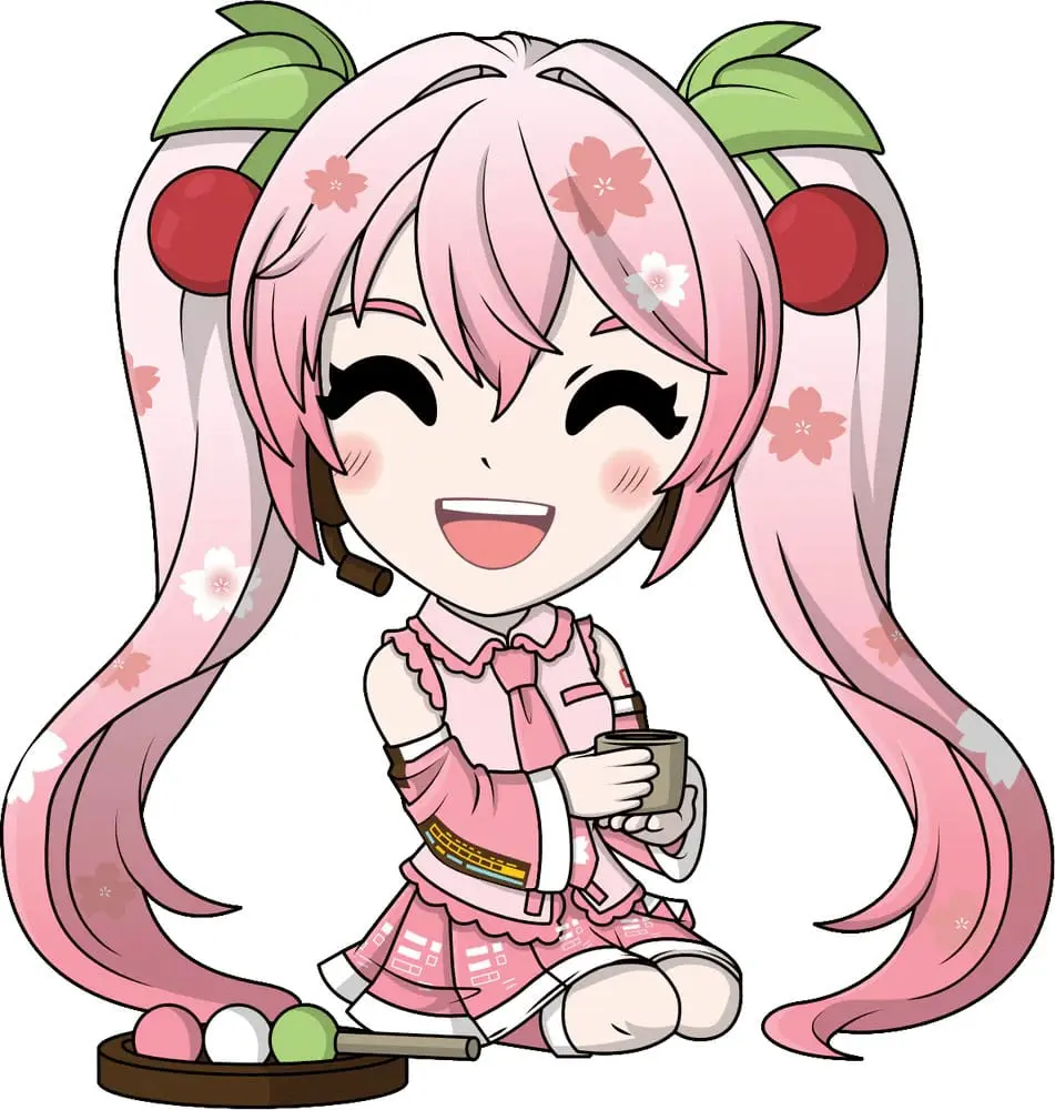 Hatsune Miku Sakura Miku Vinyl figura 9 cm termékfotó