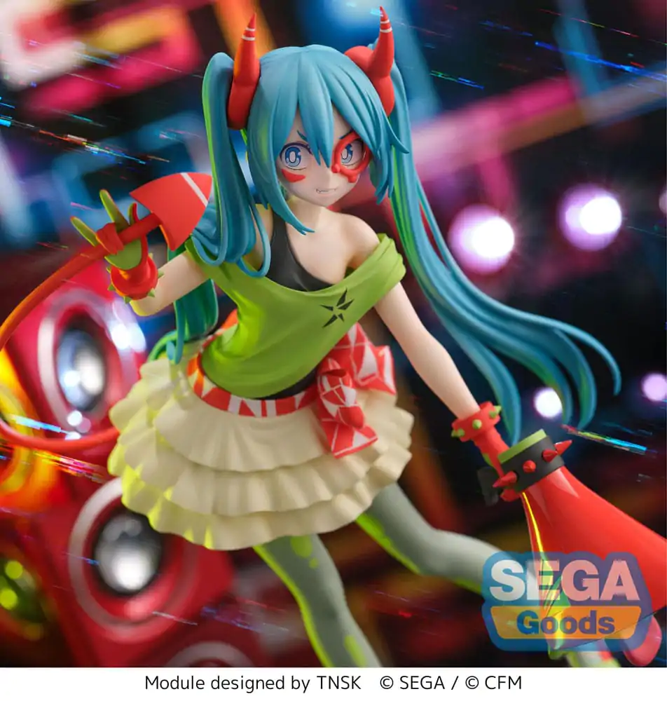 Hatsune Miku Series FIGURIZMa Project DIVA- X Hatsune Miku - DE:MONSTAR T.R. PVC szobor figura 22 cm termékfotó