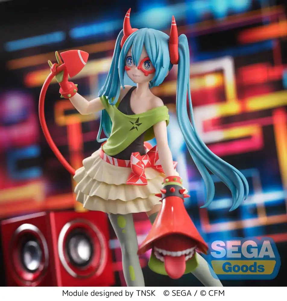 Hatsune Miku Series FIGURIZMa Project DIVA- X Hatsune Miku - DE:MONSTAR T.R. PVC szobor figura 22 cm termékfotó