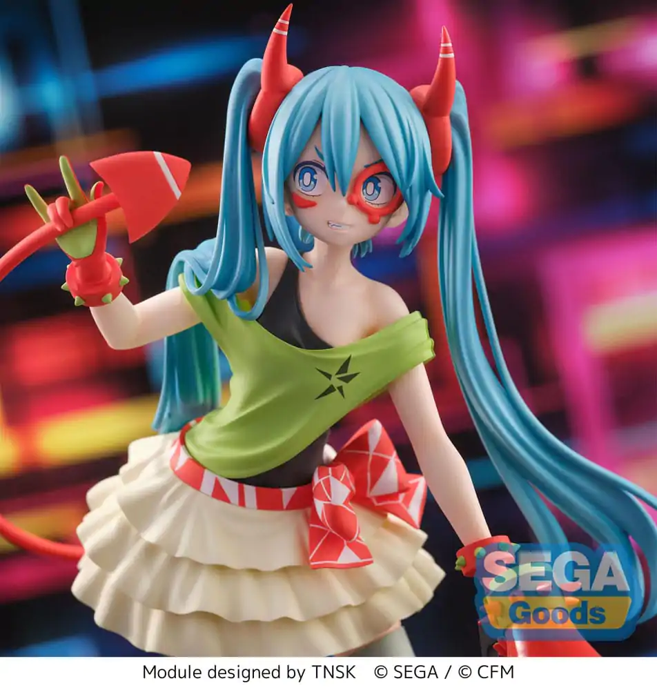 Hatsune Miku Series FIGURIZMa Project DIVA- X Hatsune Miku - DE:MONSTAR T.R. PVC szobor figura 22 cm termékfotó