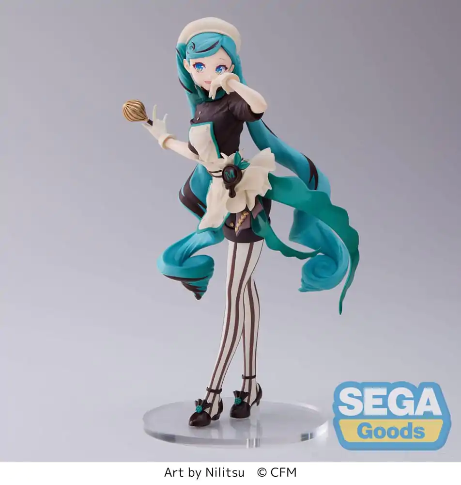 Hatsune Miku Series Luminasta Hatsune Miku - Bitter Patissier (re-run) PVC szobor figura 21 cm termékfotó
