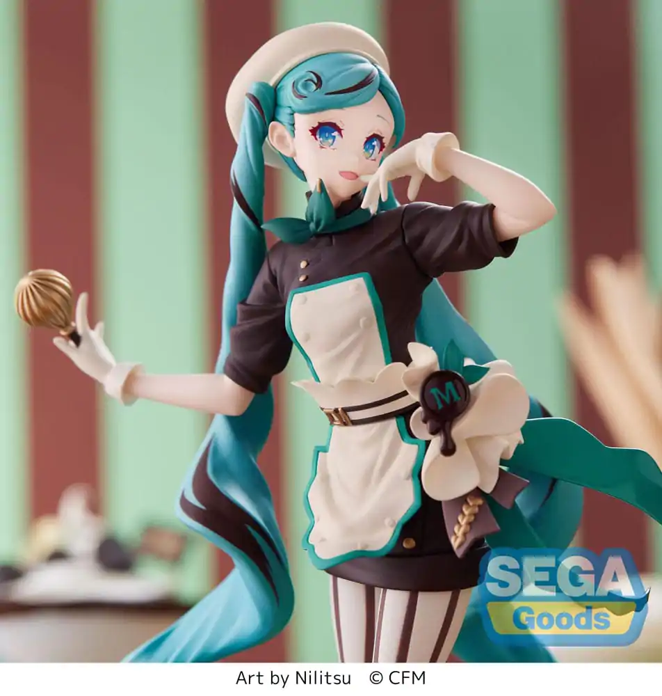Hatsune Miku Series Luminasta Hatsune Miku - Bitter Patissier (re-run) PVC szobor figura 21 cm termékfotó