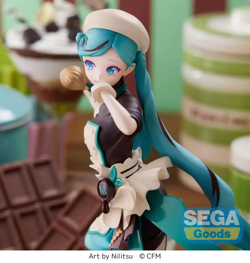 Hatsune Miku Series Luminasta Hatsune Miku - Bitter Patissier (re-run) PVC szobor figura 21 cm termékfotó