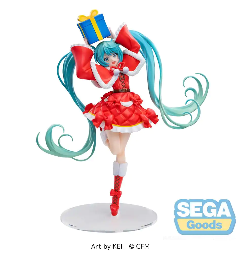 Hatsune Miku Series Luminasta Hatsune Miku Christmas 2024 PVC szobor figura 19 cm termékfotó