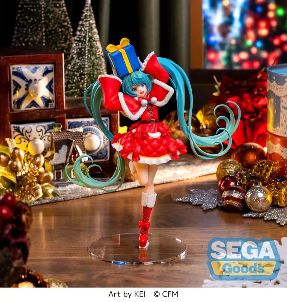 Hatsune Miku Series Luminasta Hatsune Miku Christmas 2024 PVC szobor figura 19 cm termékfotó