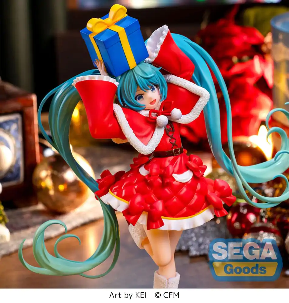 Hatsune Miku Series Luminasta Hatsune Miku Christmas 2024 PVC szobor figura 19 cm termékfotó