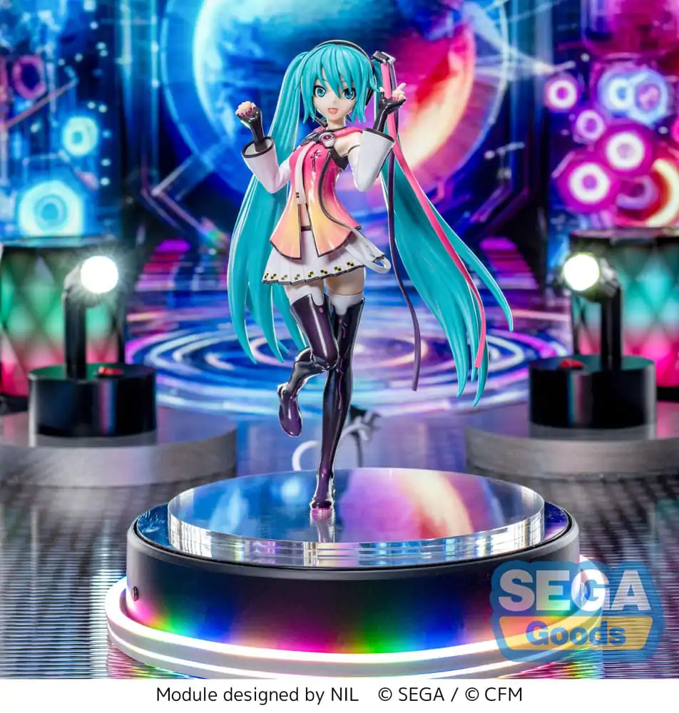 Hatsune Miku Series Luminasta Project DIVA MEGA39's Hatsune Miku - Star Voice PVC szobor figura 18 cm termékfotó