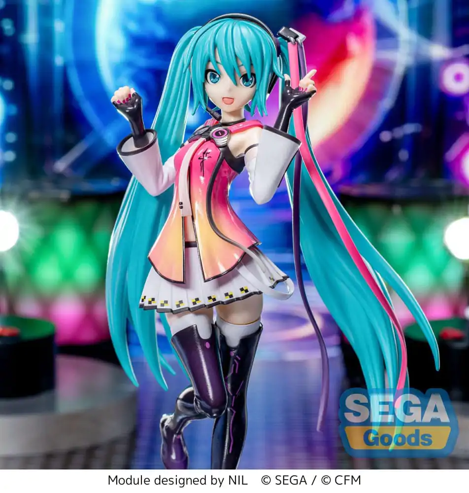 Hatsune Miku Series Luminasta Project DIVA MEGA39's Hatsune Miku - Star Voice PVC szobor figura 18 cm termékfotó