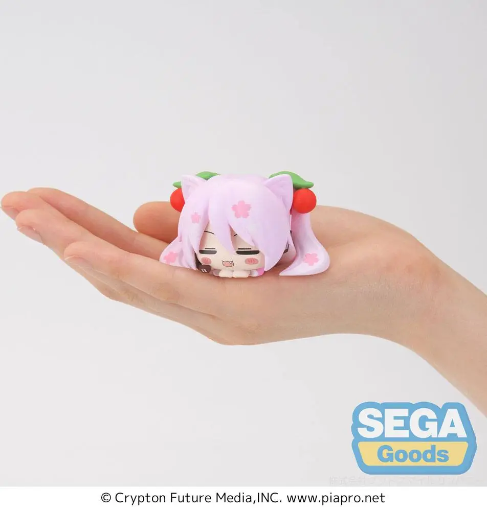 Hatsune Miku Series Ohiruneko PM Sakura Miku 2023 PVC szobor figura 5 cm termékfotó