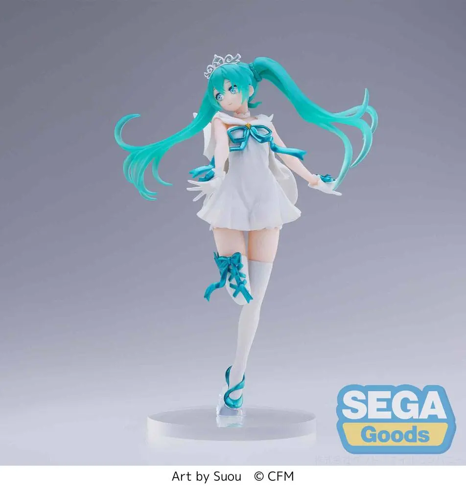 Hatsune Miku Series SPM Hatsune Miku 15th Anniversary SUOU Ver. PVC szobor figura 21 cm termékfotó