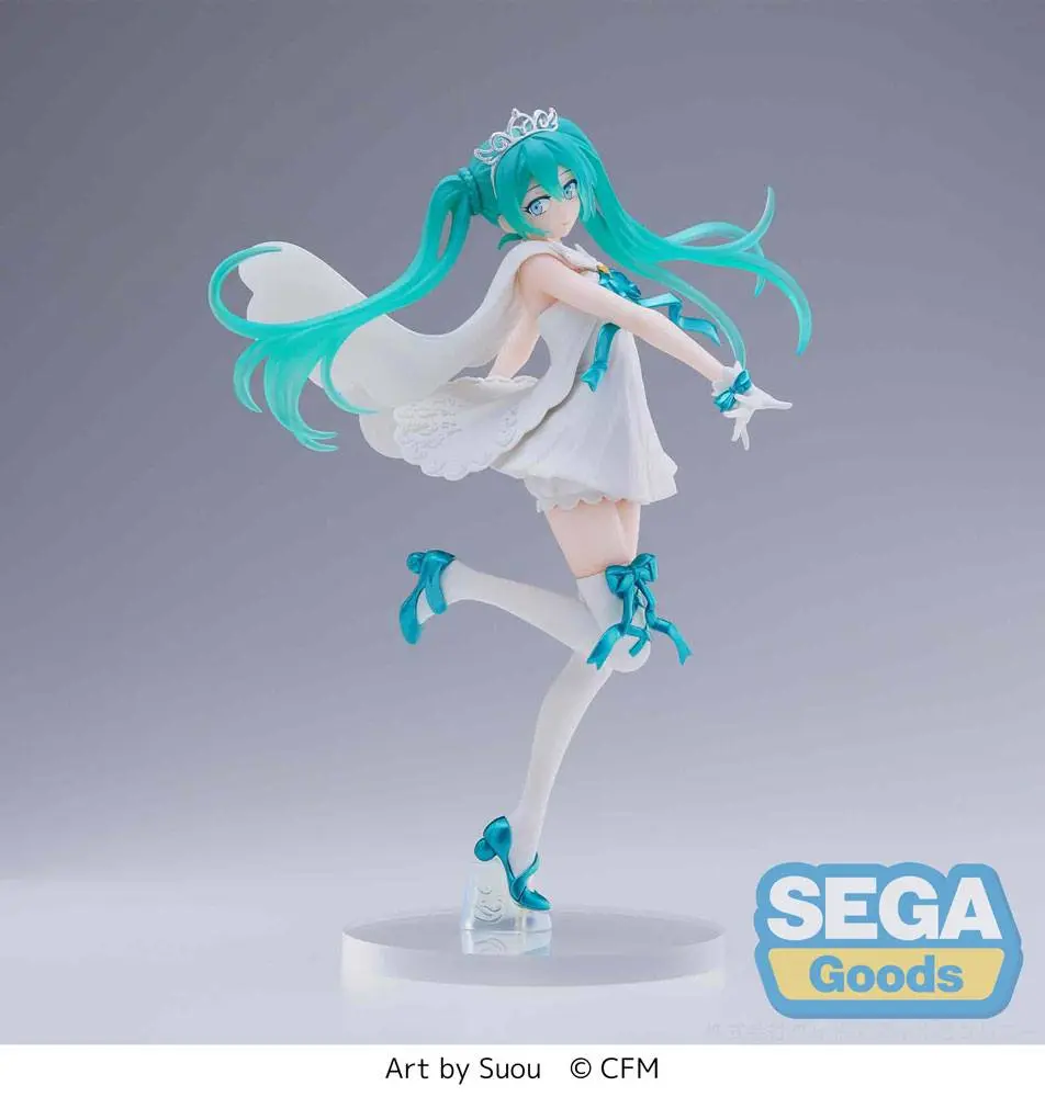 Hatsune Miku Series SPM Hatsune Miku 15th Anniversary SUOU Ver. PVC szobor figura 21 cm termékfotó