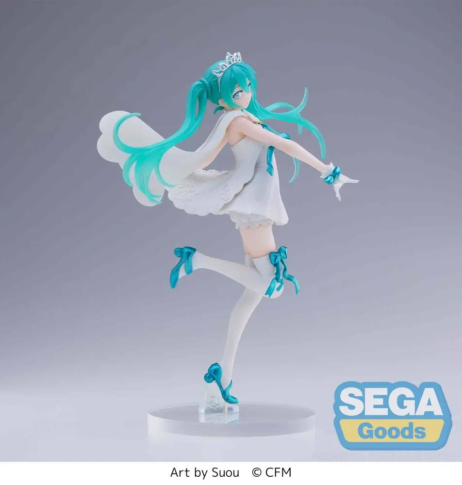 Hatsune Miku Series SPM Hatsune Miku 15th Anniversary SUOU Ver. PVC szobor figura 21 cm termékfotó