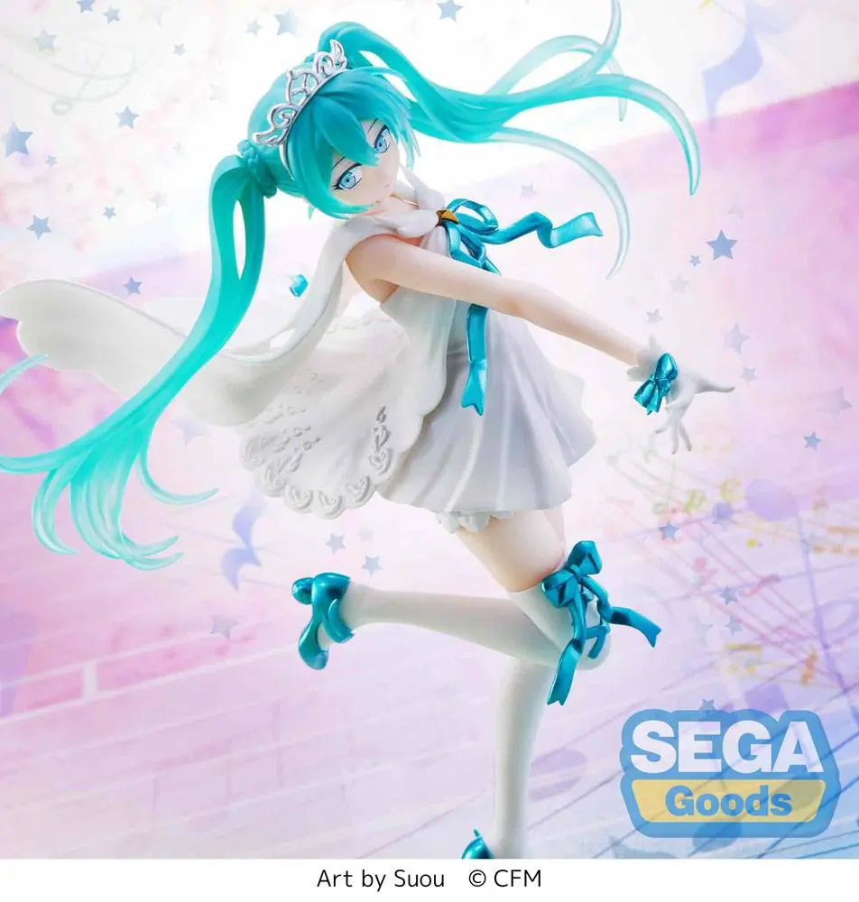 Hatsune Miku Series SPM Hatsune Miku 15th Anniversary SUOU Ver. PVC szobor figura 21 cm termékfotó