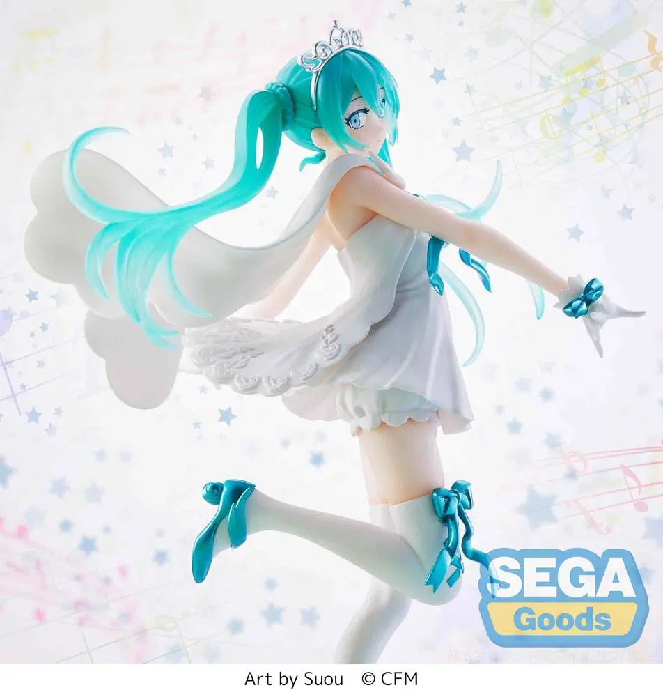 Hatsune Miku Series SPM Hatsune Miku 15th Anniversary SUOU Ver. PVC szobor figura 21 cm termékfotó